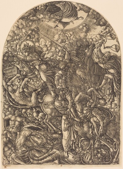 Saint John Sees the Four Horsemen