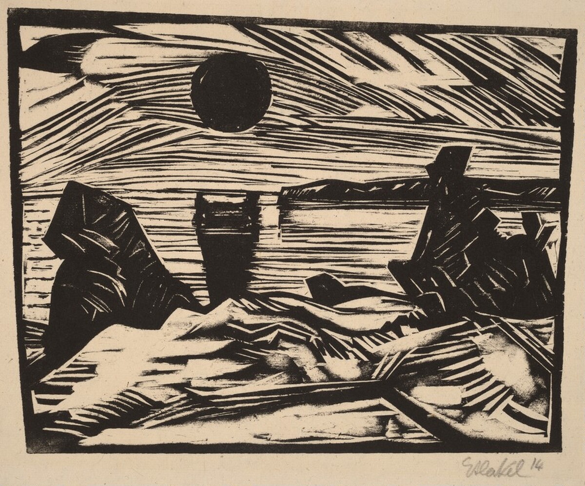 Sunrise (Sonnenaufgang) by Erich Heckel