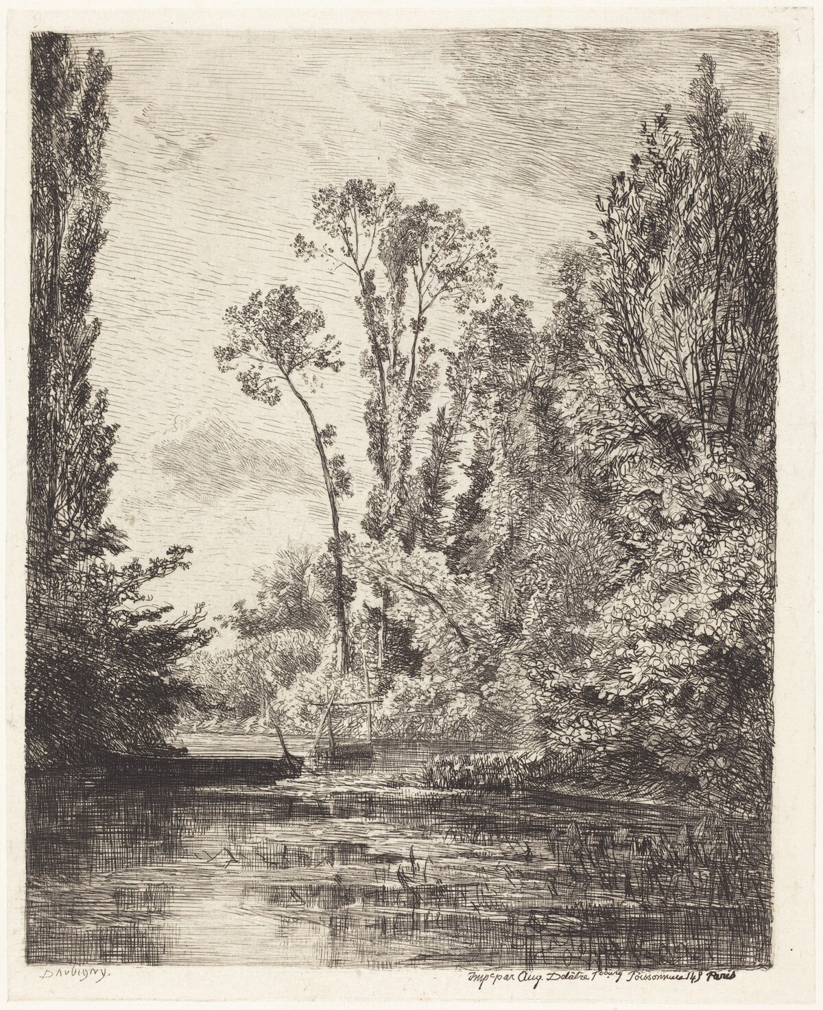 The Virgin Islands in Bezons (Les Iles vierges a Bezons) by Charles-François Daubigny