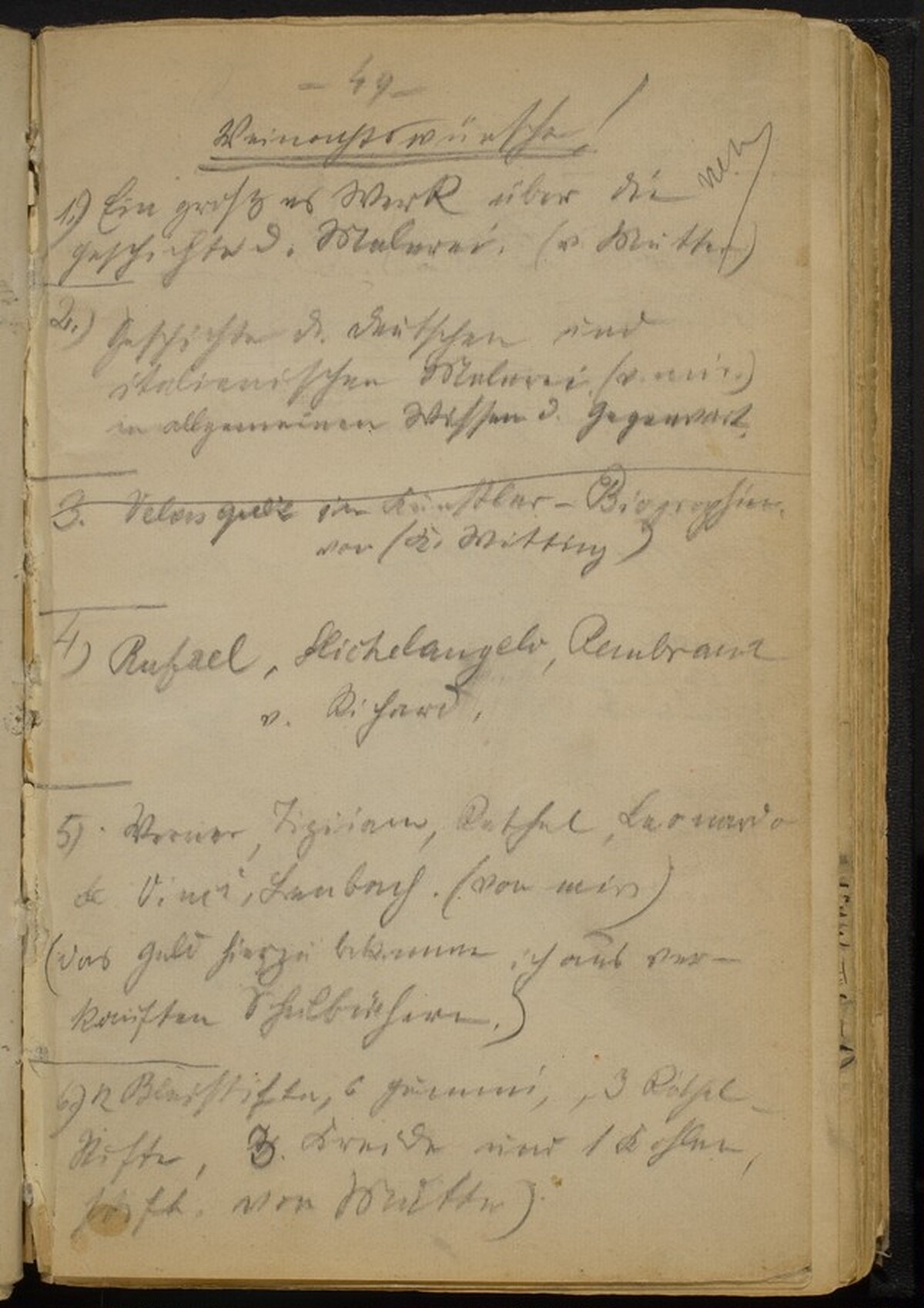 Notations and a Study of a Left Hand by Max Beckmann