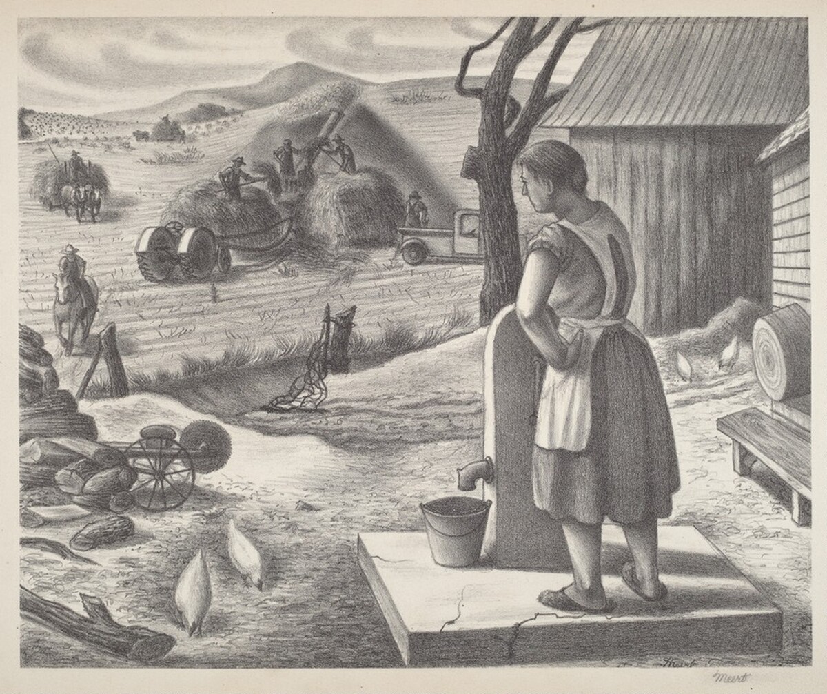 Untitled (Mid-Western Landscape) by Joseph John Paul Meert