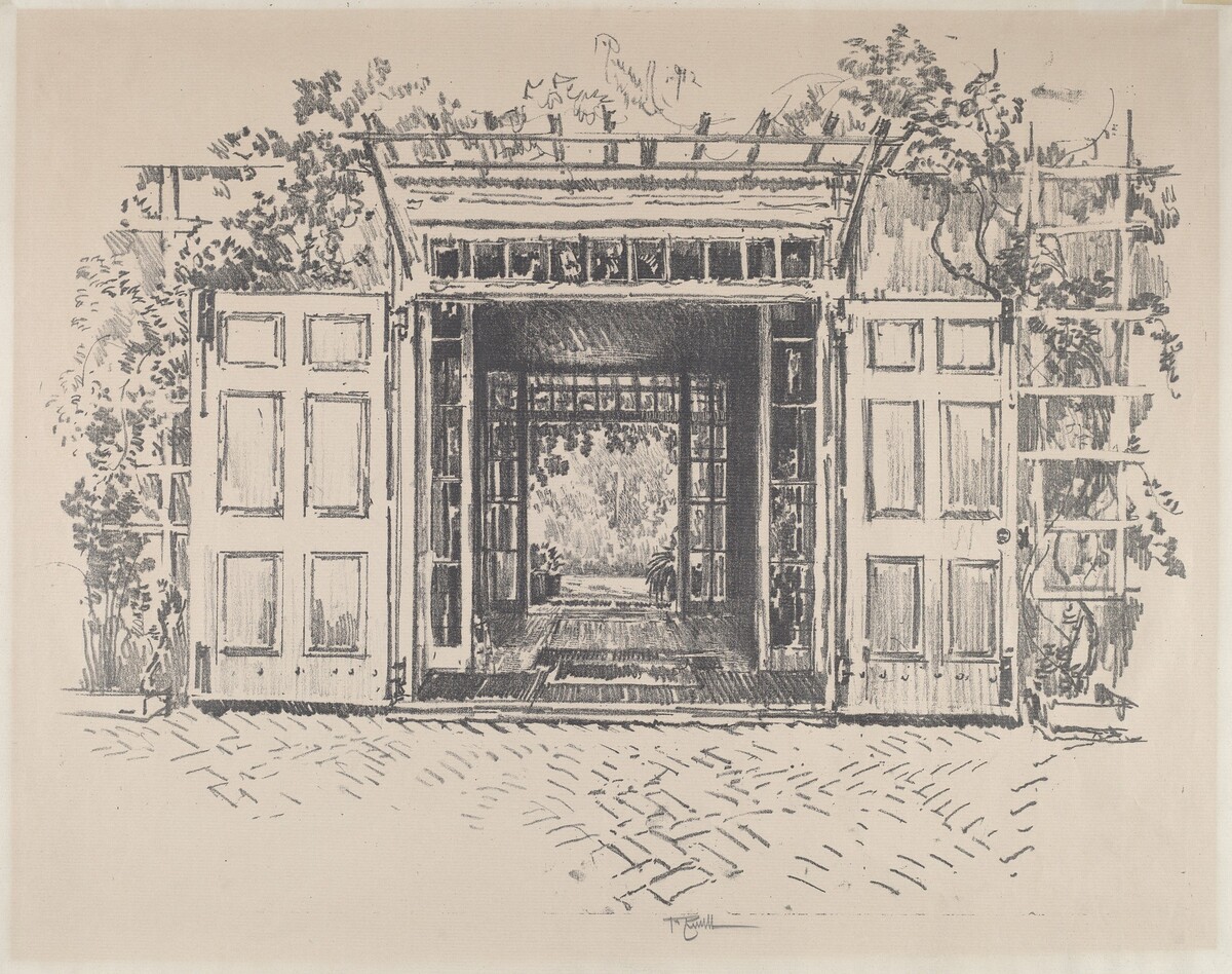 Doorway, Wyck by Joseph Pennell