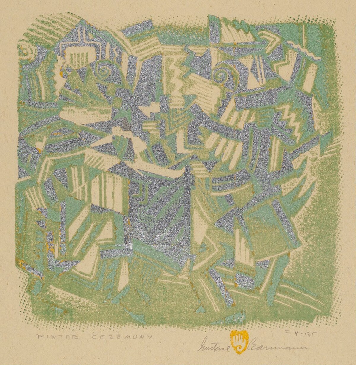 Winter Ceremony by Gustave Baumann