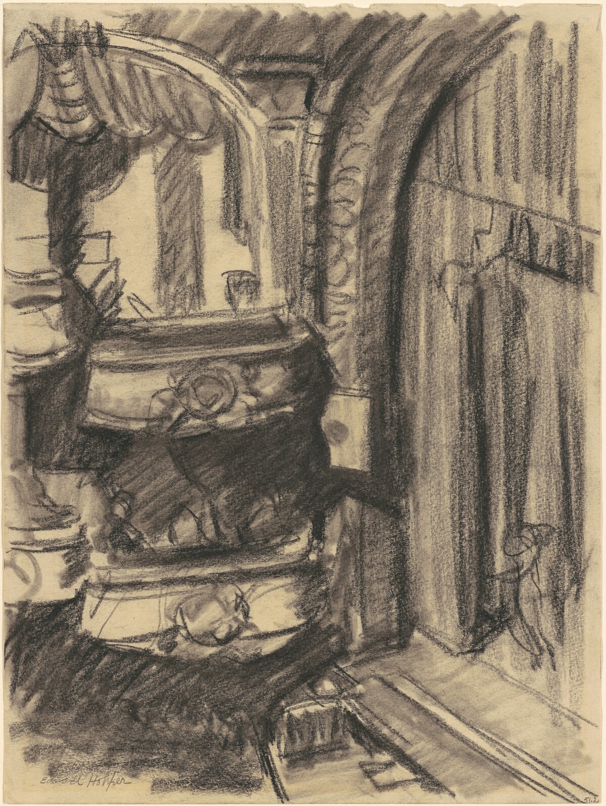 Burlesque Theatre, Times Square by Edward Hopper