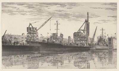 Destroyers in Wet Basin