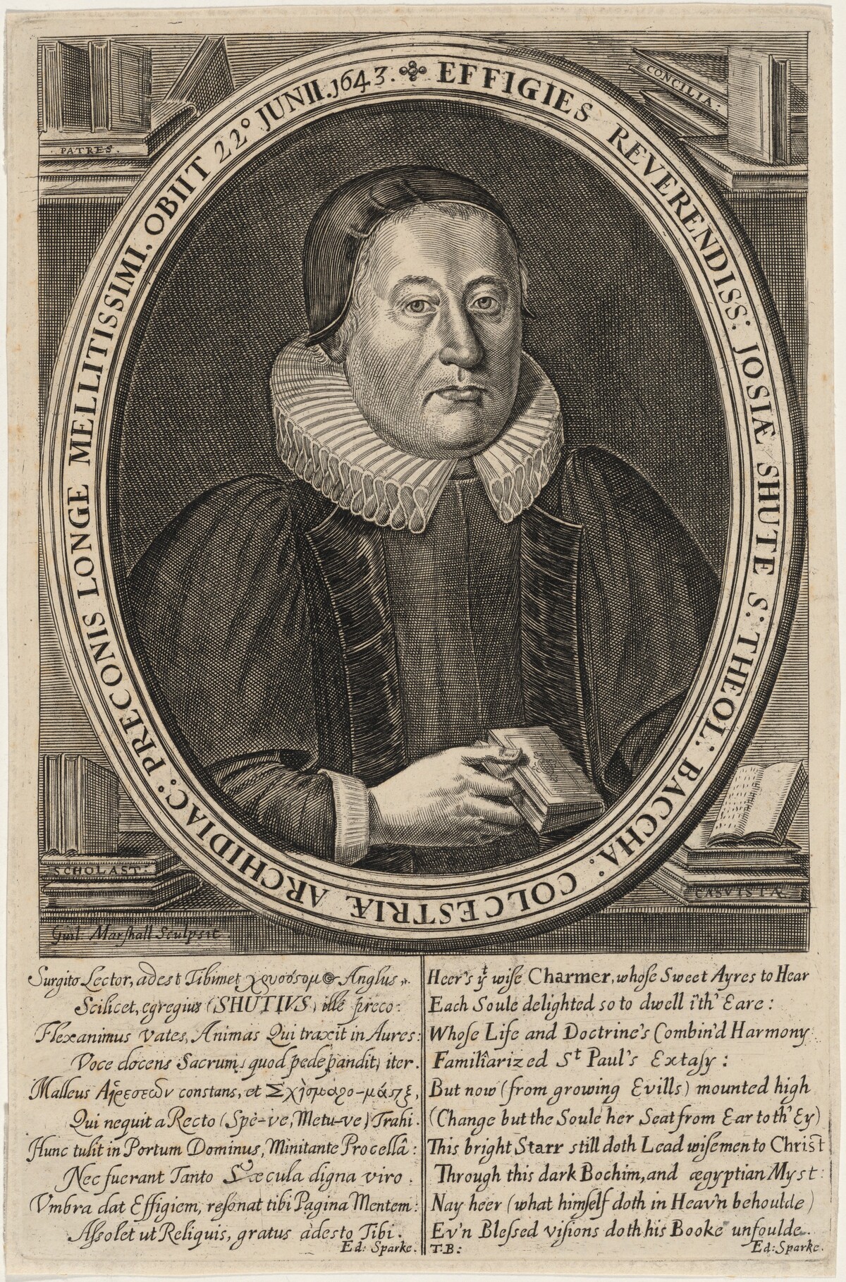 Josiah Shute, B.D. by William Marshall