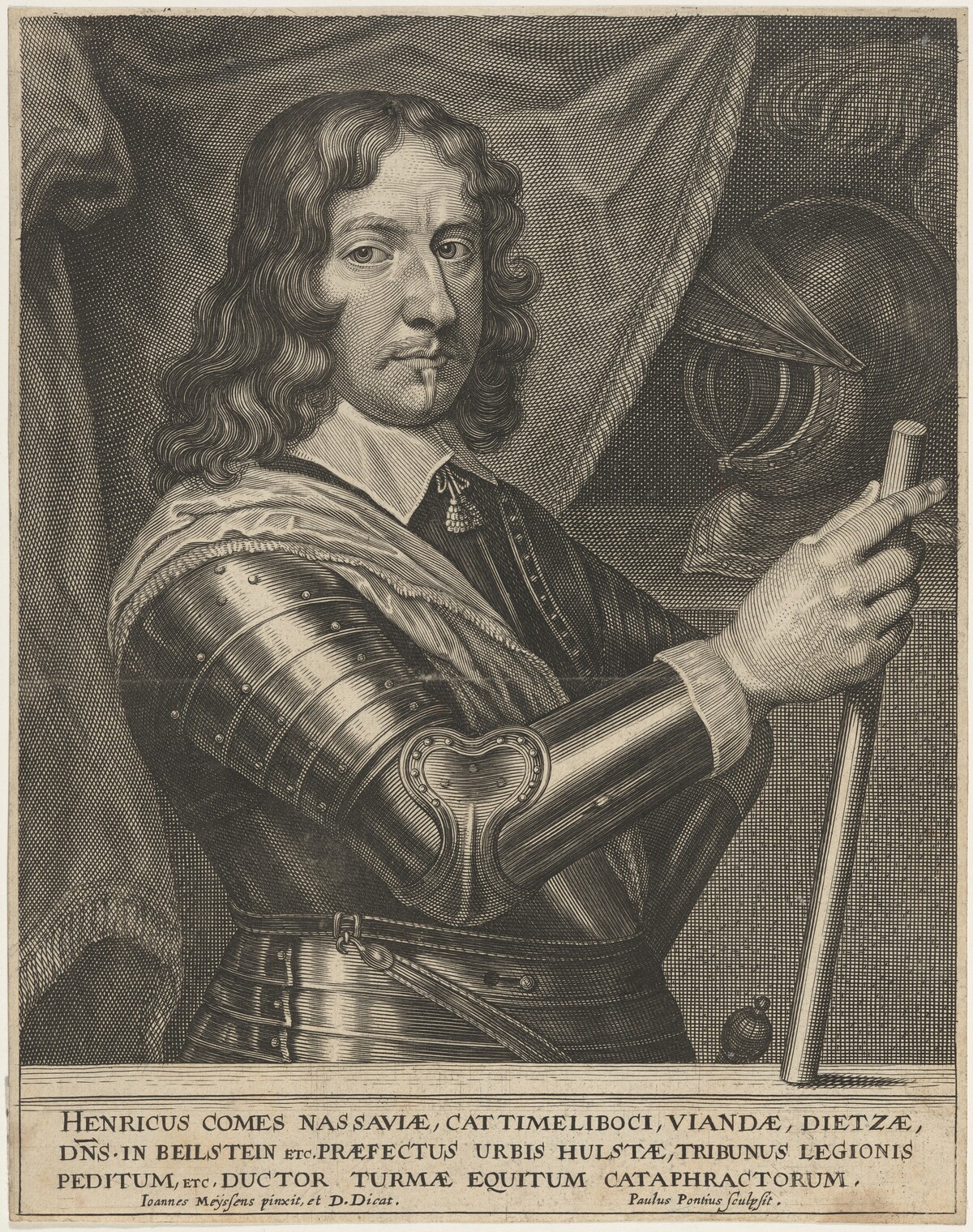 Henry of Nassau by Paulus Pontius after Joannes Meyssens