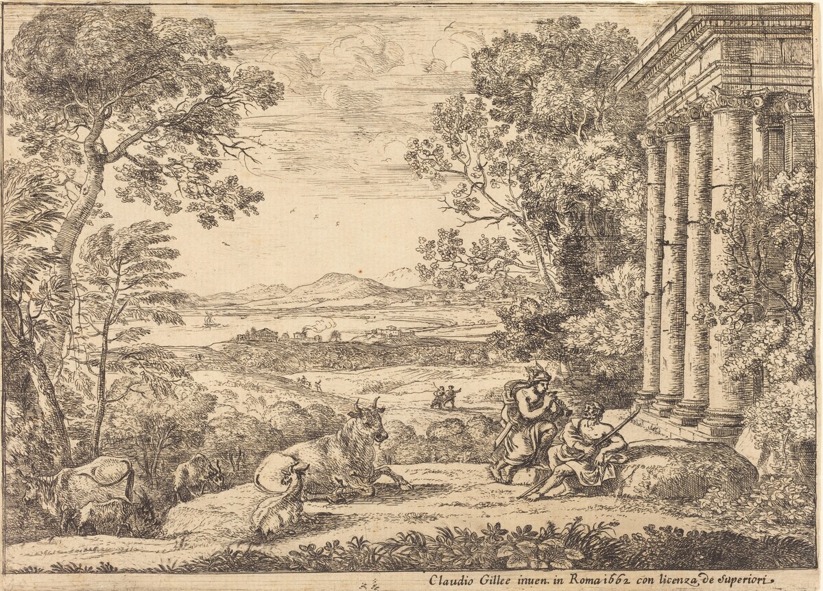 Mercury and Argus (Mercure et Argus) by Claude Lorrain