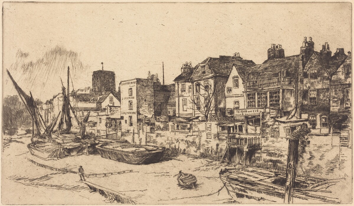 The 'Adam and Eve', Old Chelsea by James McNeill Whistler