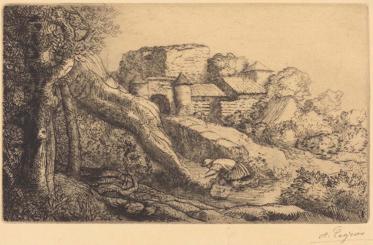 Little Burner of Grass (Le petit bruleur d'herbe) by Alphonse Legros