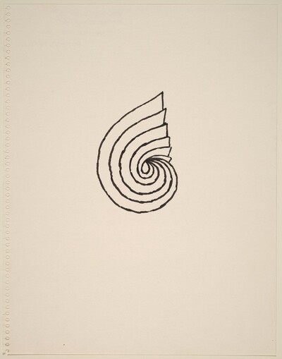 Rendering for the Twelfth of Thirteen Spiral Drawings