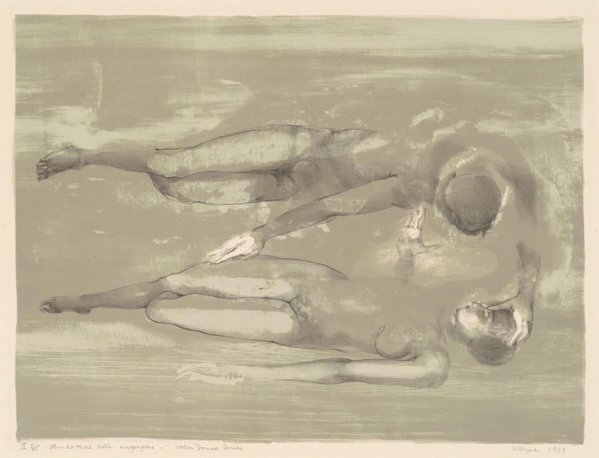 "This Extasie Doth Unperplex..." by June Wayne