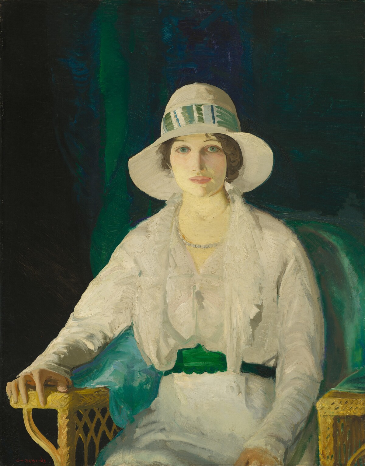 Florence Sittenham Davey (Mrs. Randall Davey) by George Bellows