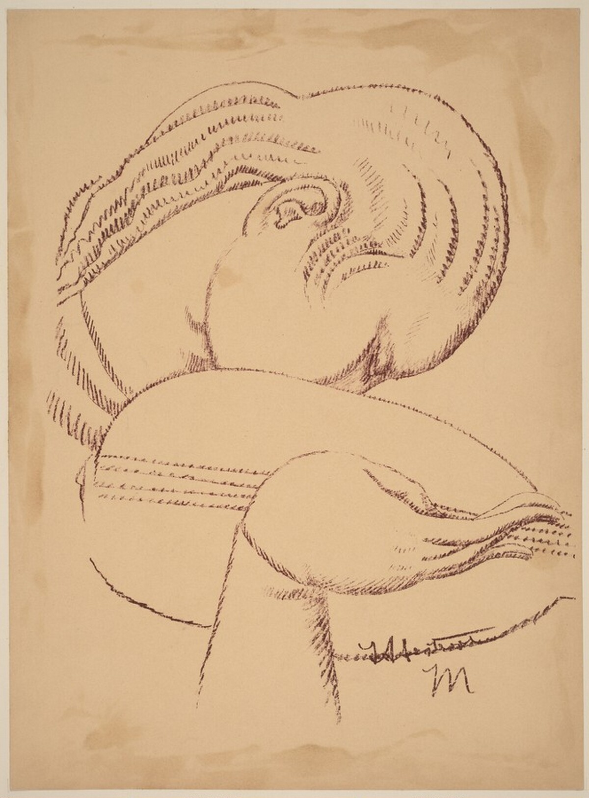Girl with Mandolin by Ivan Mestrovic