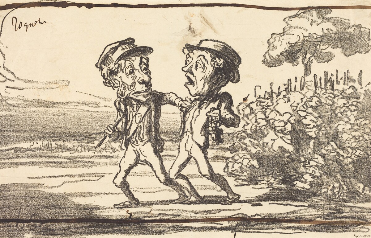 Un Criminel! by Honoré Daumier