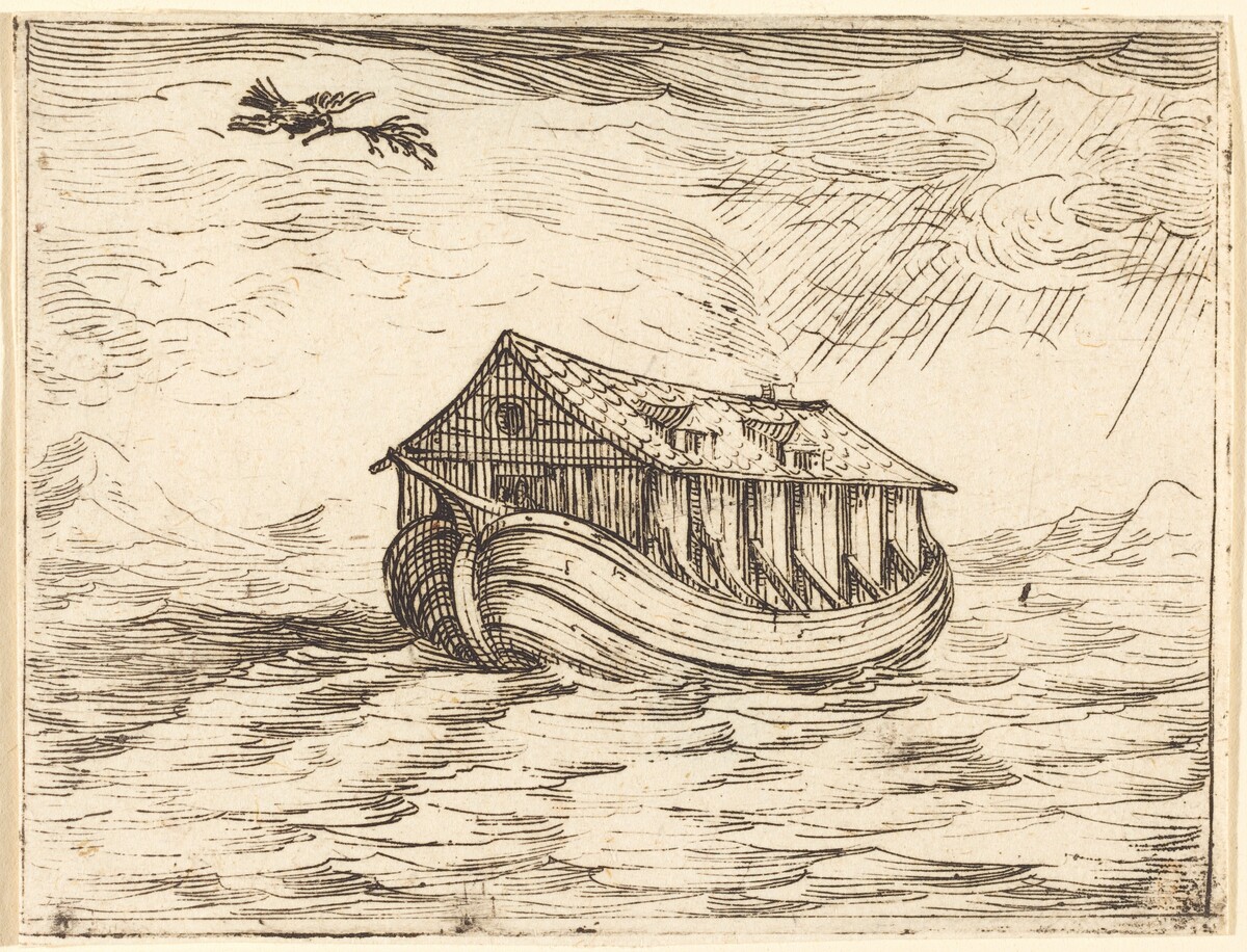Noah's Ark by Jacques Callot