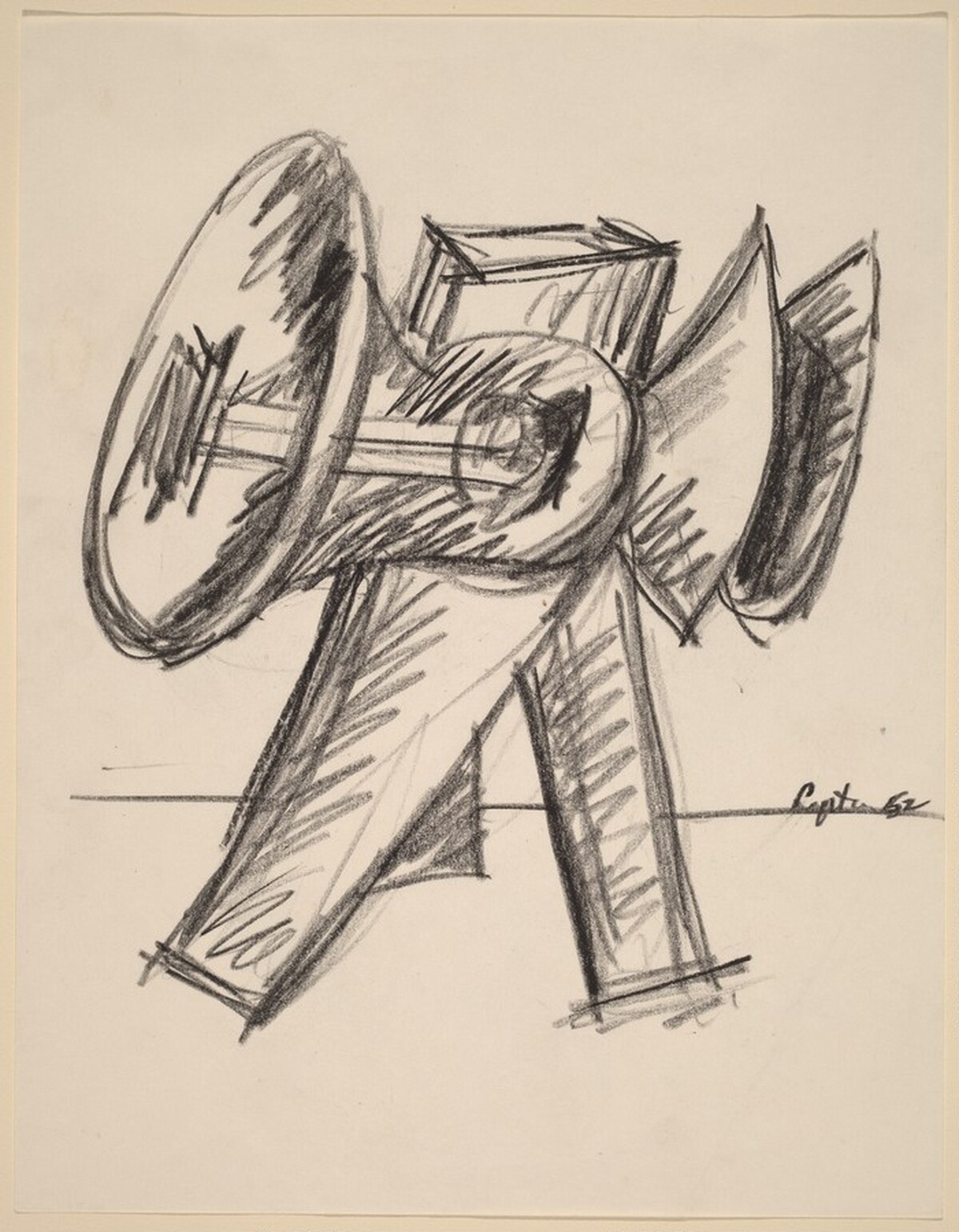 Study for "Archangel" by Seymour Lipton