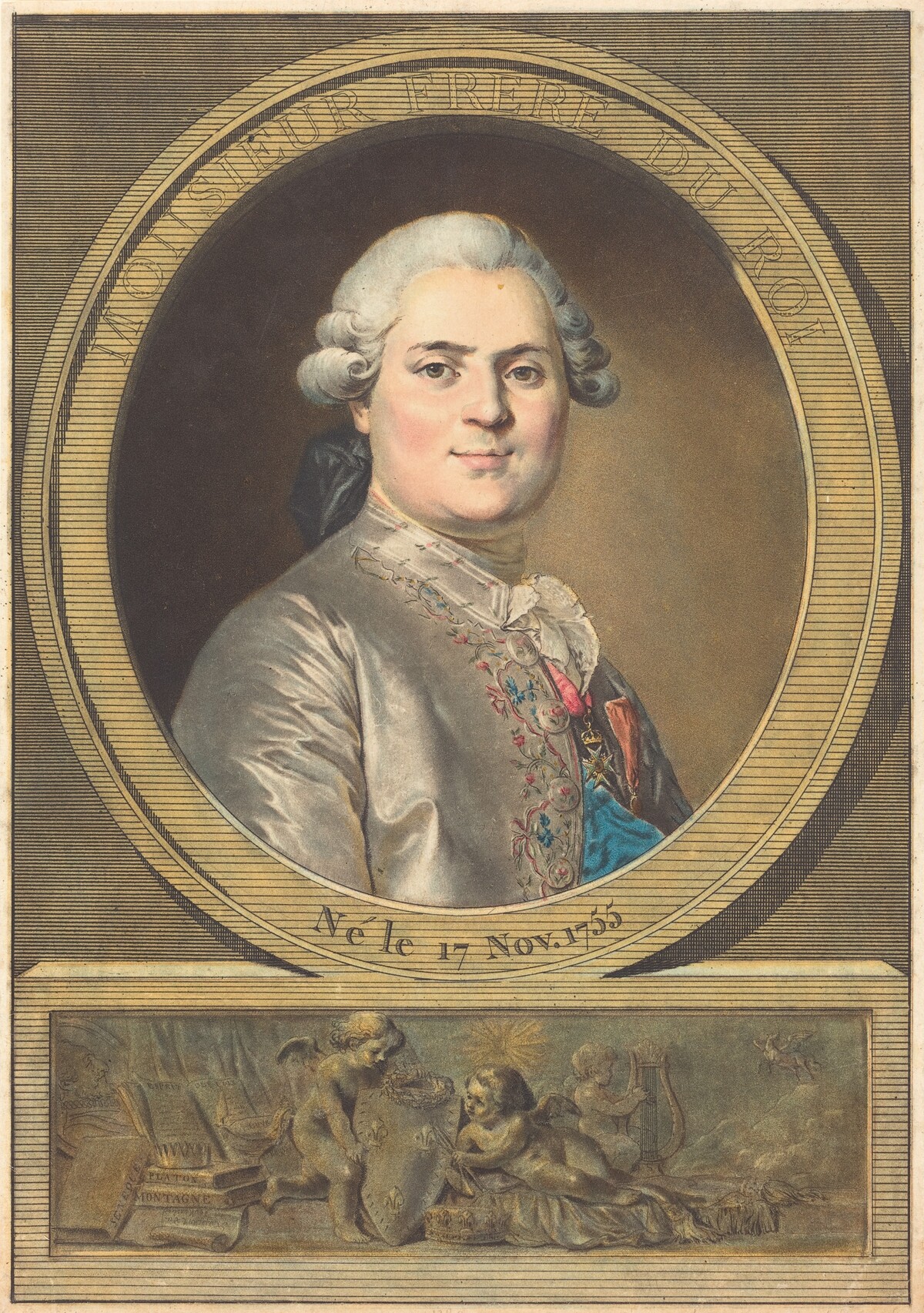 Monsieur Frère du Roi (The King's Brother) by Antoine François Sergent after Joseph Siffred Duplessis