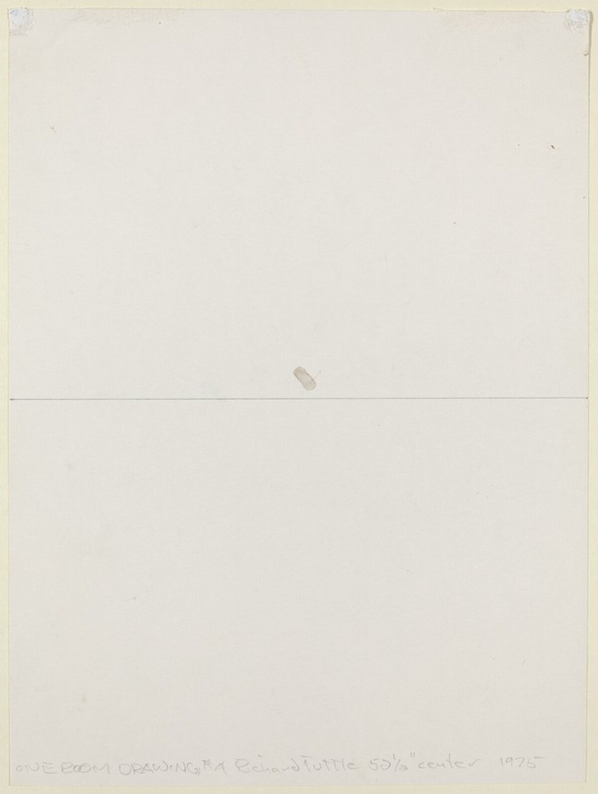Untitled [verso] by Richard Tuttle