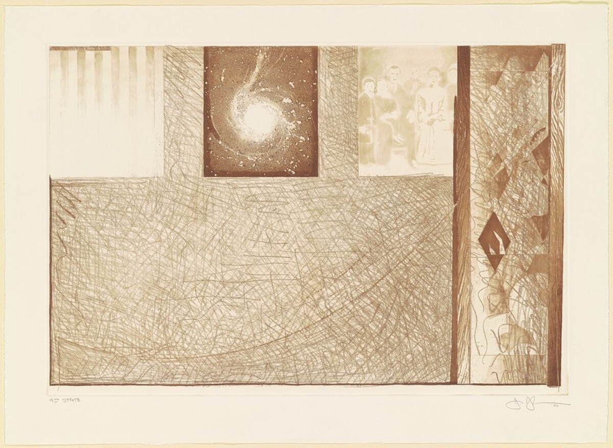 Untitled [state proof of 9th state] by Jasper Johns