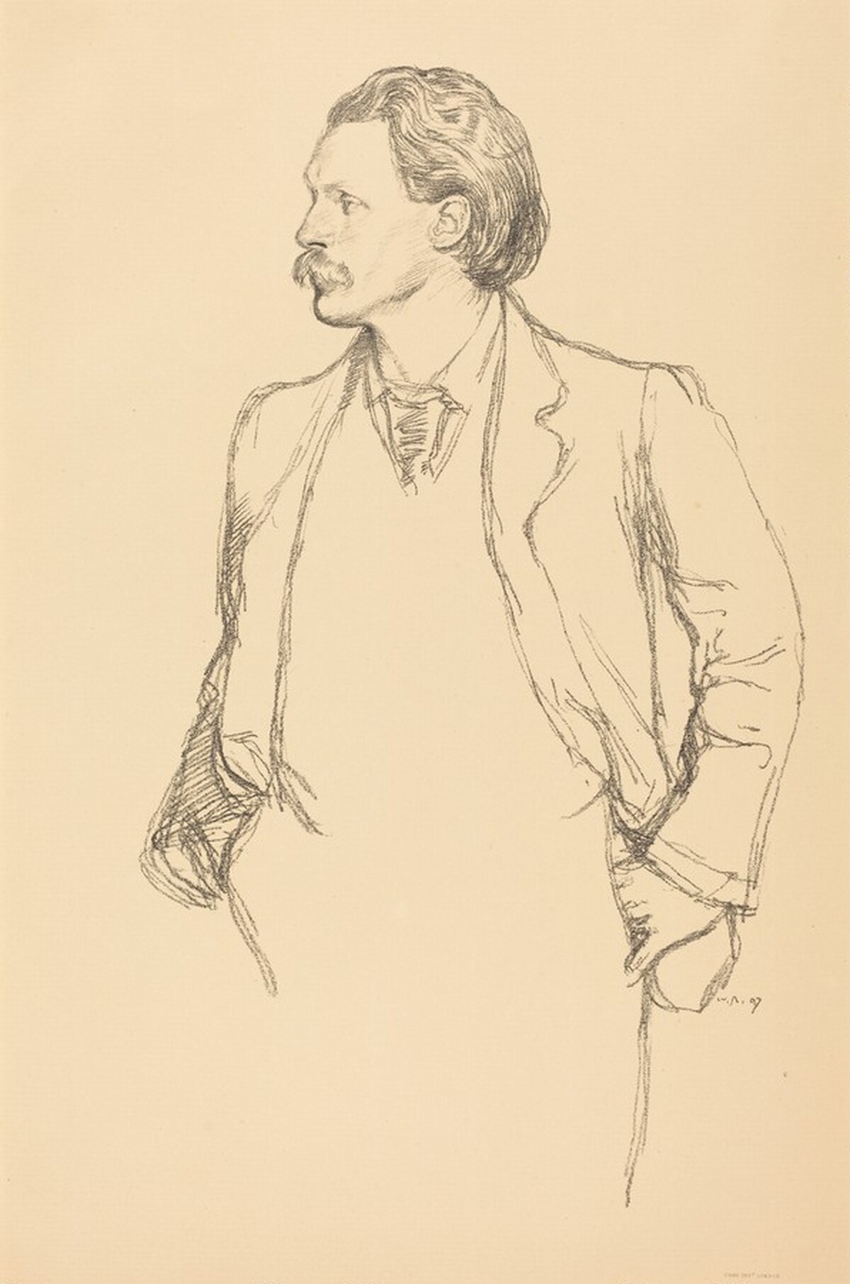 George Gissing by Sir William Rothenstein