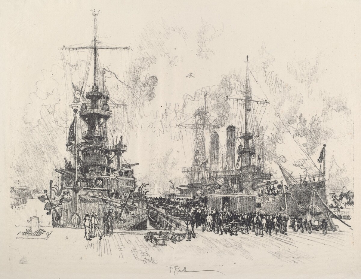 Ready for Service Again by Joseph Pennell