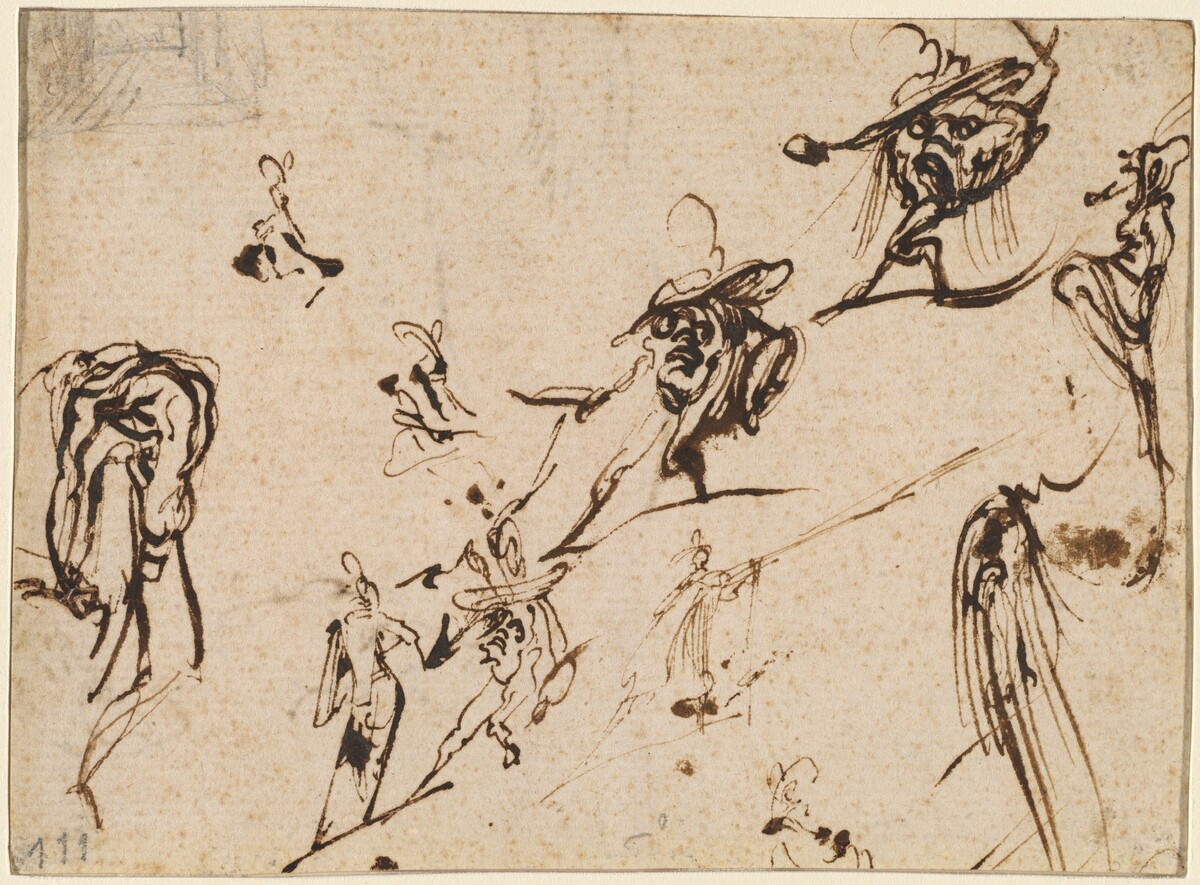 Gobbi and Other Bizarre Figures by Jacques Callot