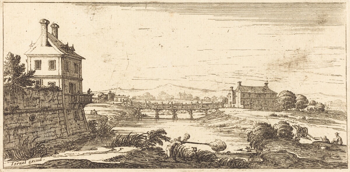 Landscape by after Jacques Callot