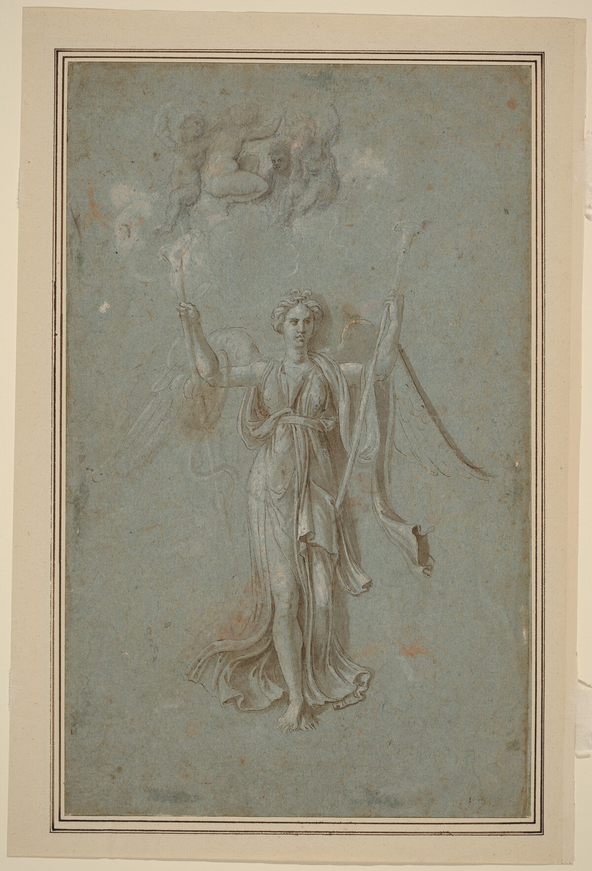 Study for Figure of Fame by Biagio Pupini