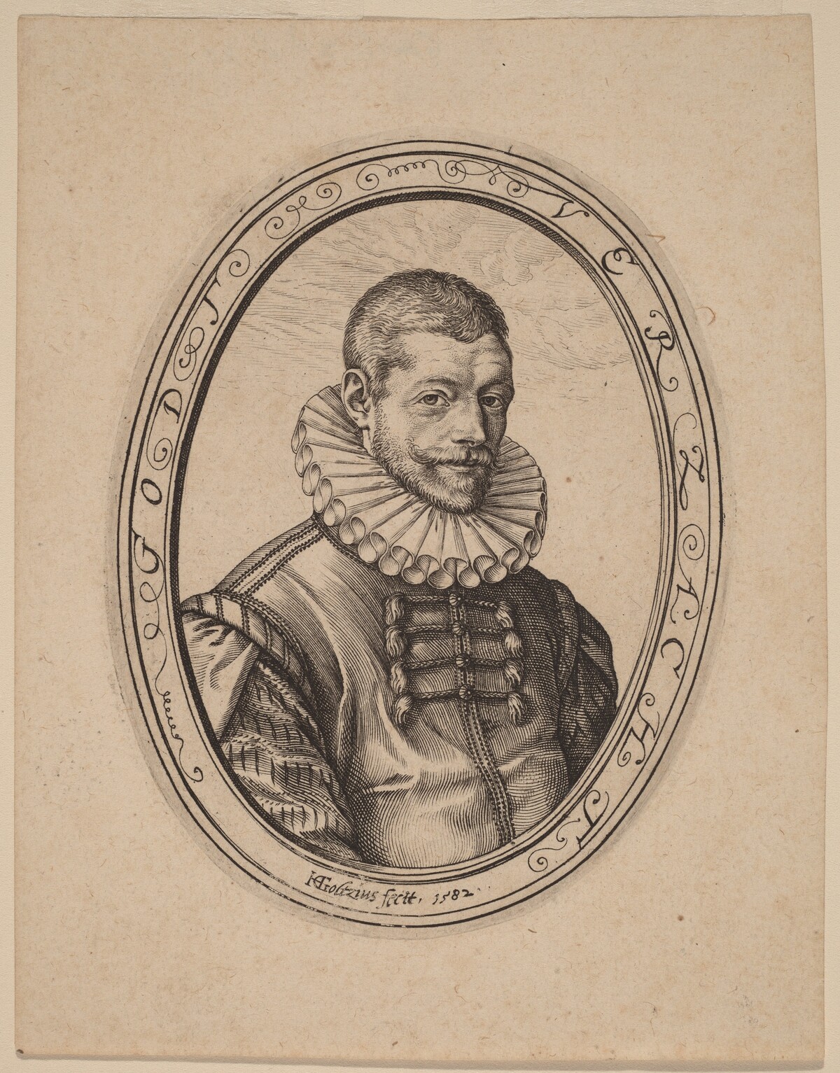 Hans Felbbier by Hendrik Goltzius