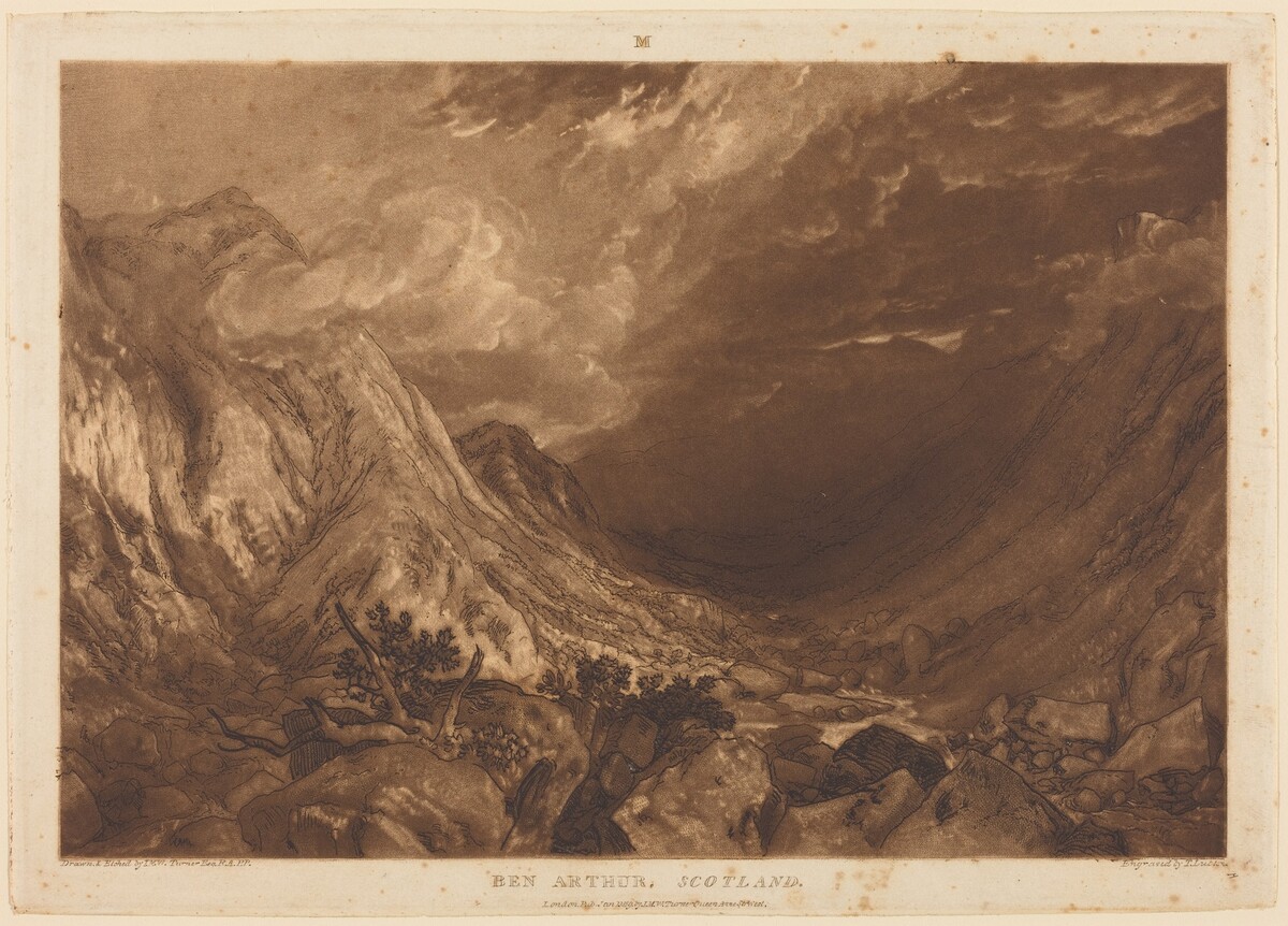 Ben Arthur by Joseph Mallord William Turner and Thomas Goff Lupton