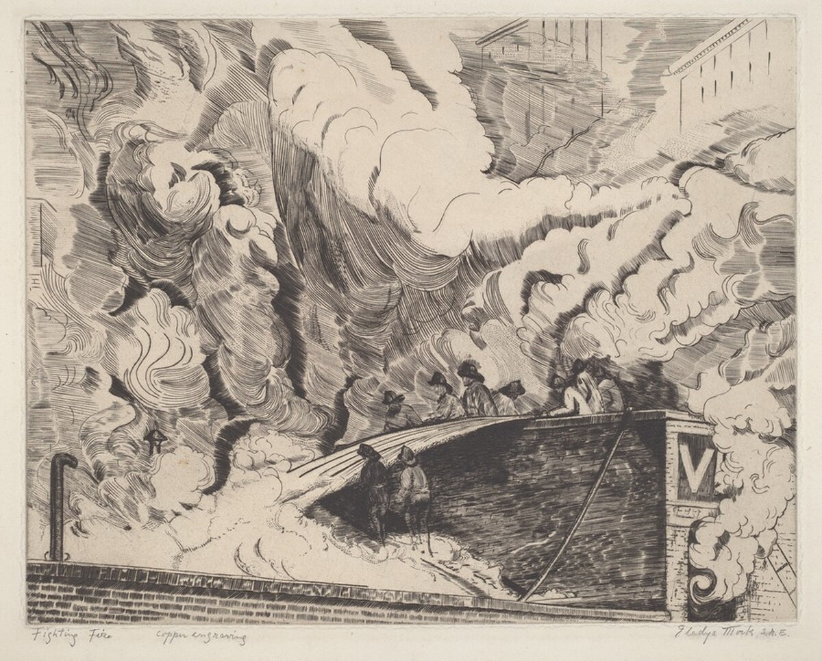 Fighting Fire by Gladys Amy Mock