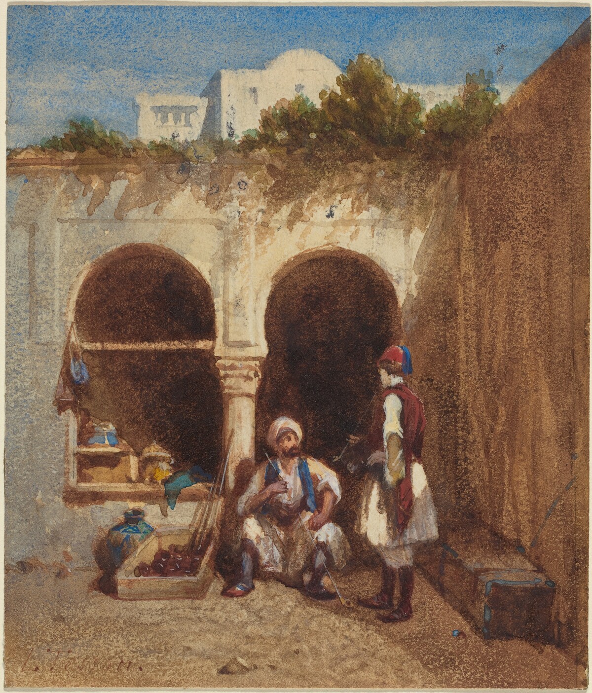 Arab Market by Louis Tesson