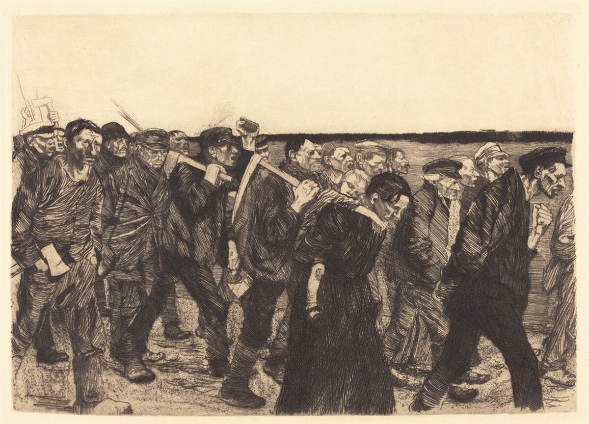 The Weavers' March by Käthe Kollwitz