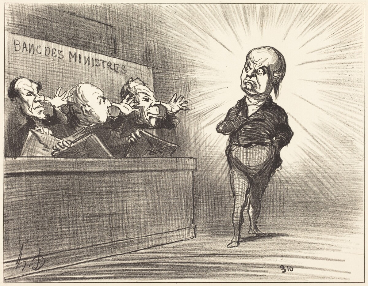 Ce n'est pas encore cette fois-ci... by Honoré Daumier