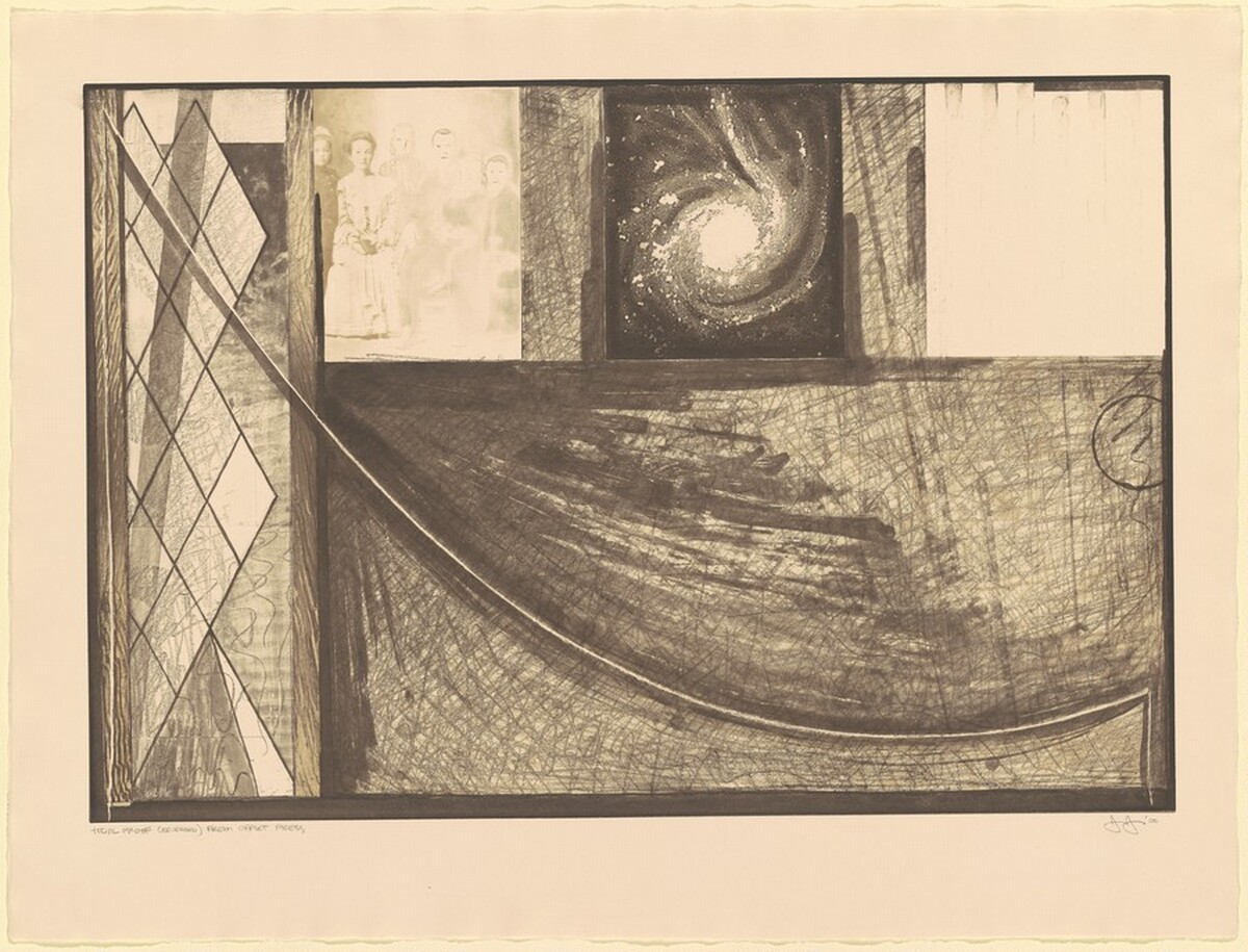 Untitled [trial proof] by Jasper Johns