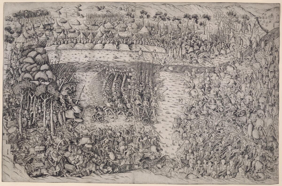 The Battle of Fornovo by Master of the Battle of Fornovo