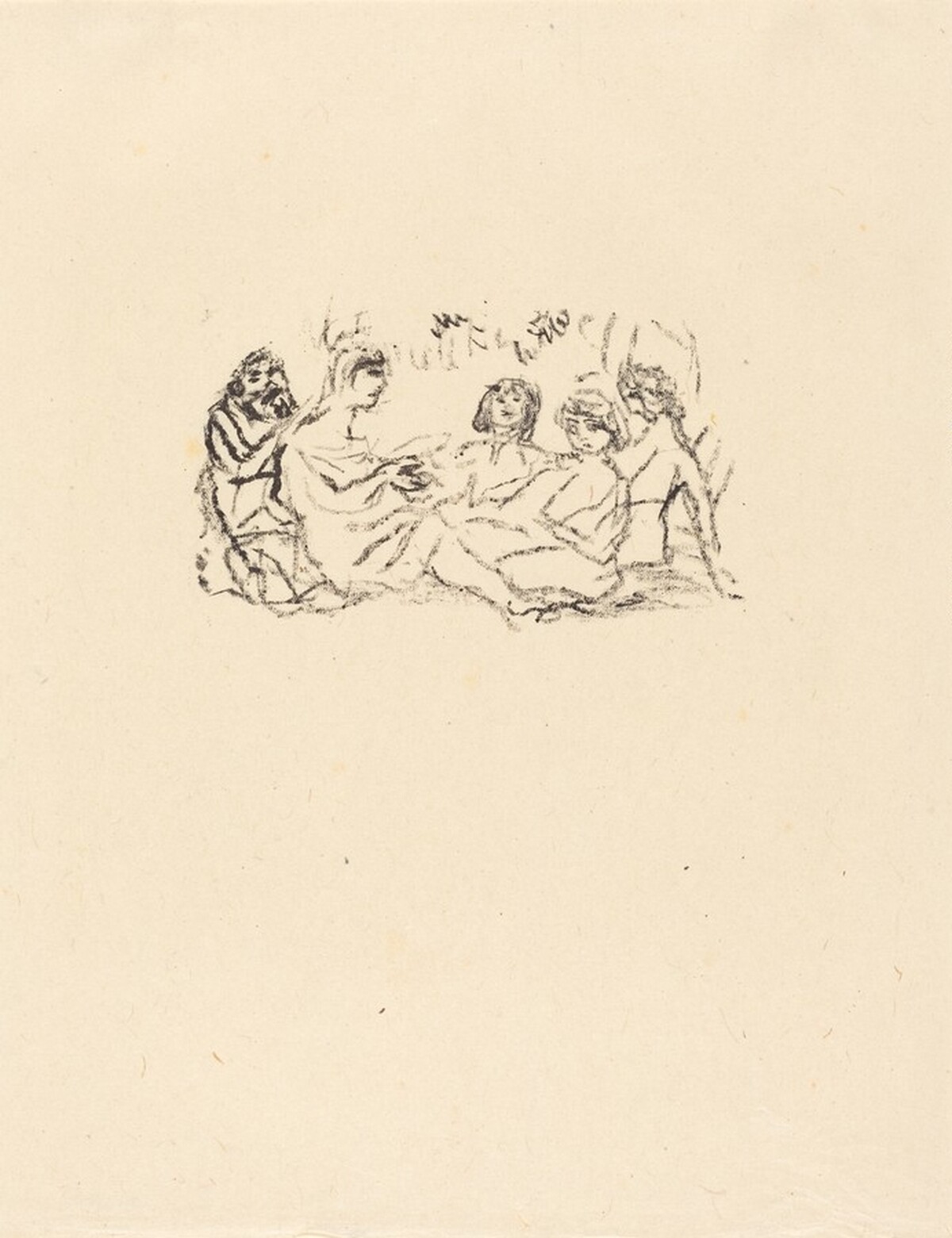 From "Le crepuscule des nymphes" (illustration, page 65) by Pierre Bonnard
