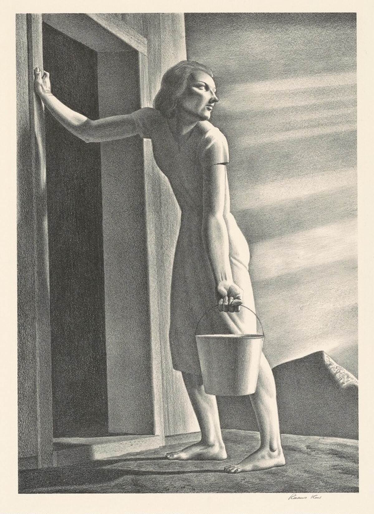 Good-Bye Day by Rockwell Kent
