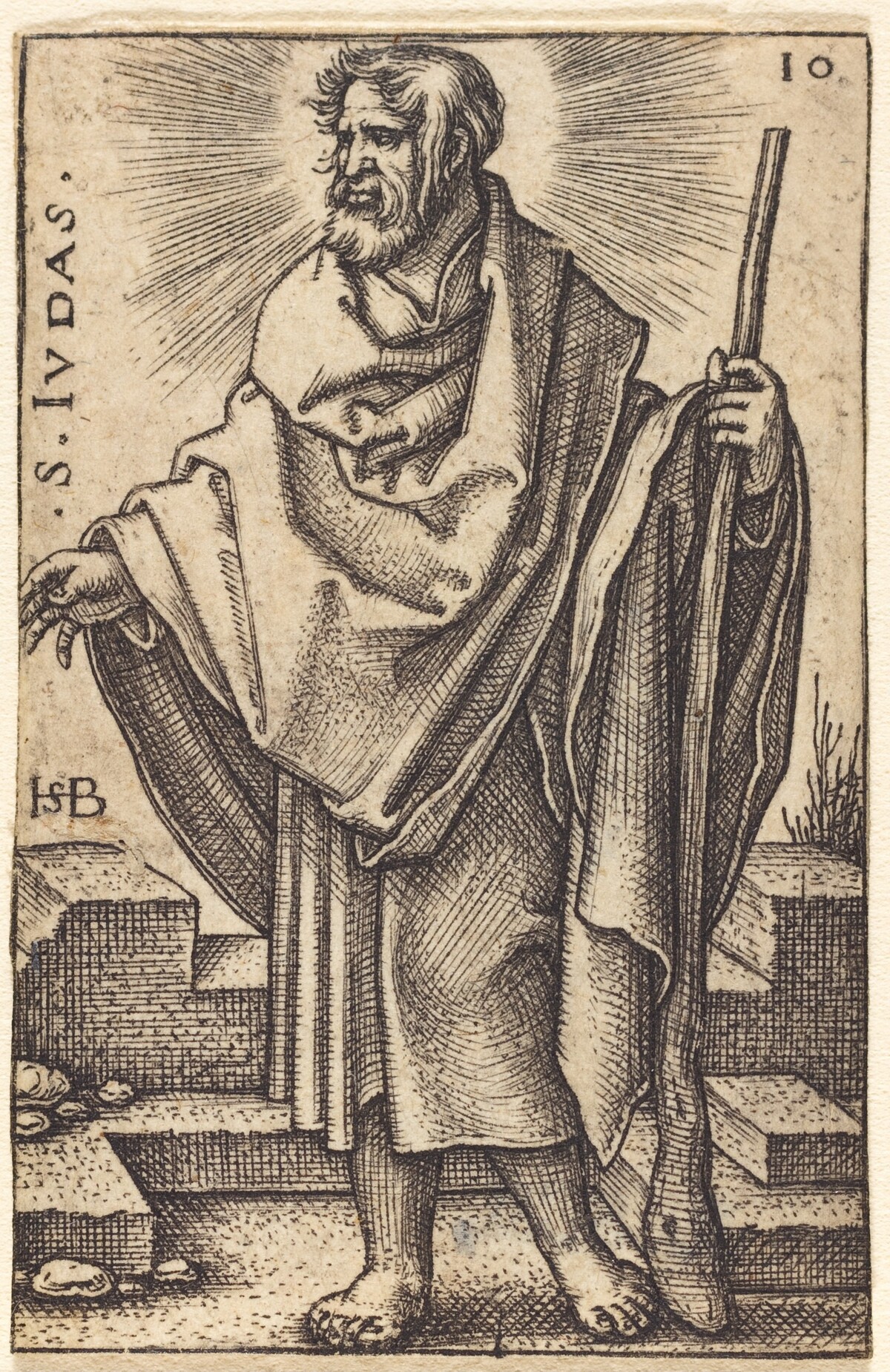 Saint Judas Thaddaeus by Sebald Beham