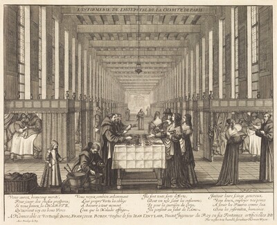 L'Infirmerie de l'hospital de la Charite de Paris