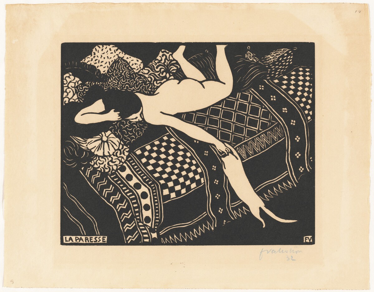 La paresse (Laziness) by Félix Vallotton