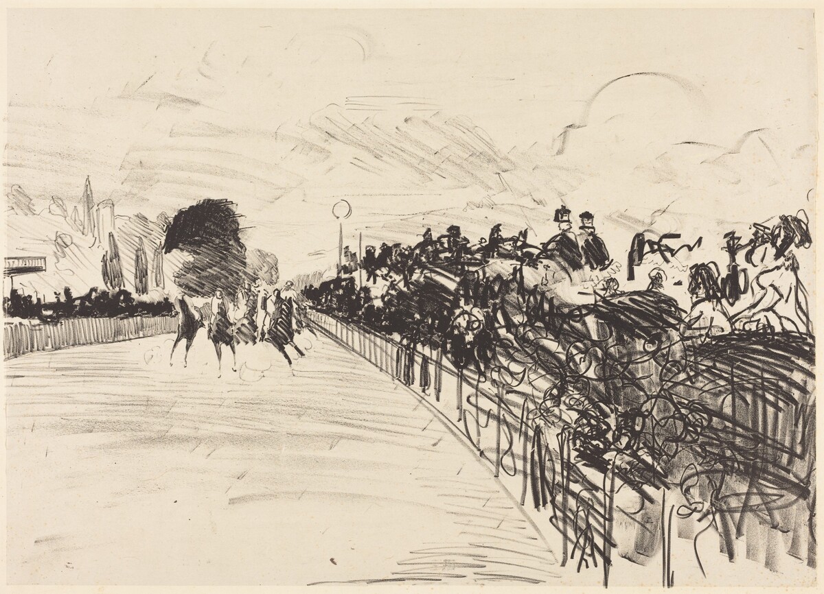 The Races (Les courses) by Edouard Manet