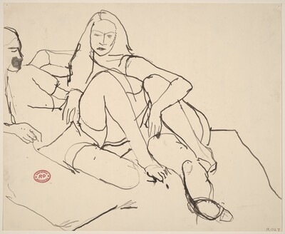 Untitled [two reclining women]