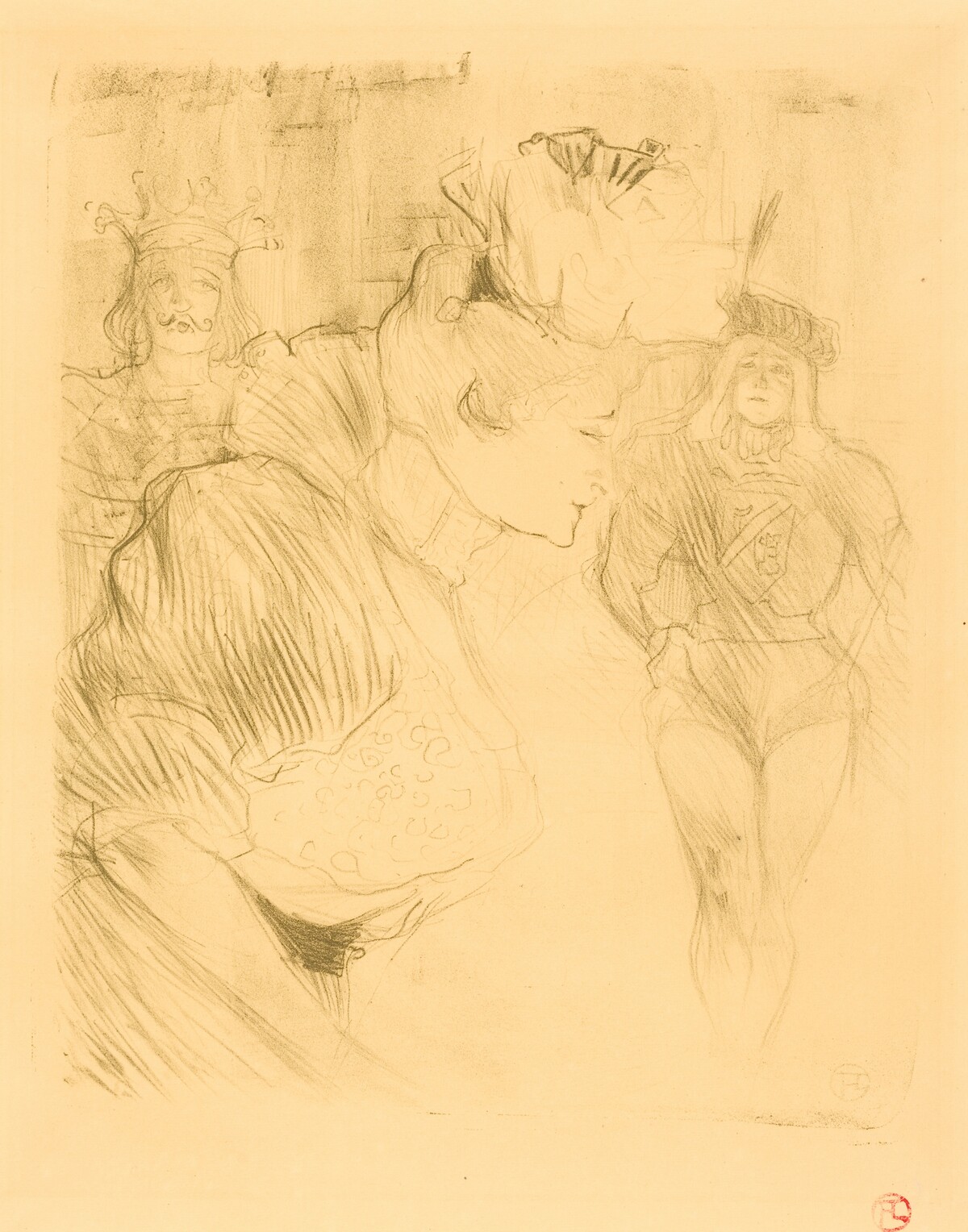 Lender Bowing (Lender saluant) by Henri de Toulouse-Lautrec