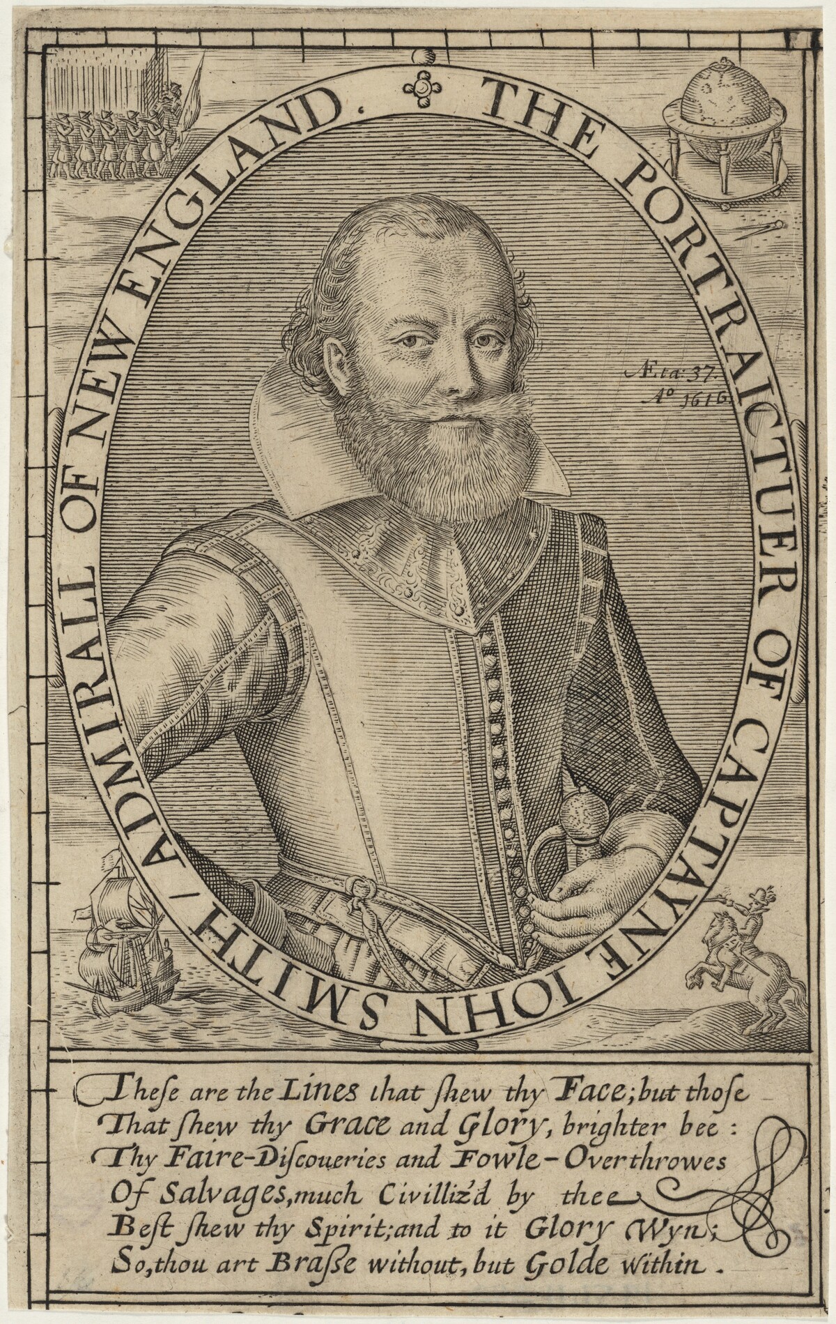 Captain John Smith by Simon de Passe