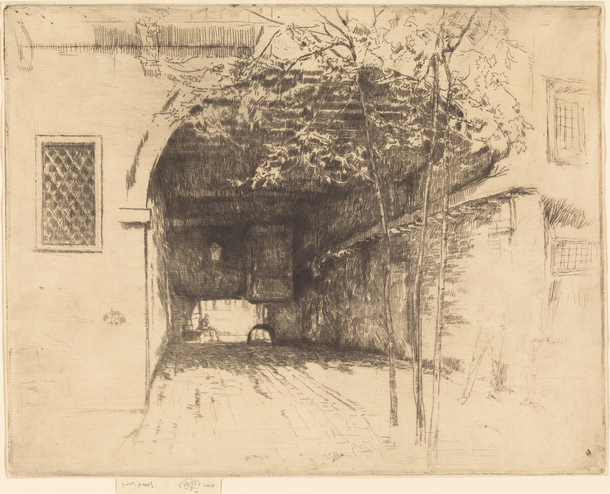 The Traghetto, No.I by James McNeill Whistler