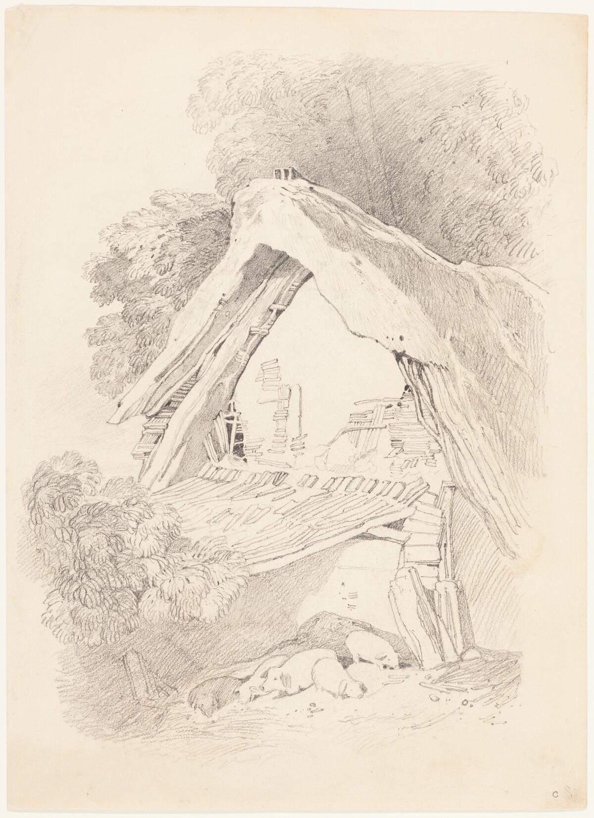Cottage at Diss by British 19th Century, after John Sell Cotman
