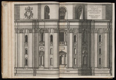 Forma Partis Templi Divi Petri [Exterior Section of Saint Peter's Basilica]