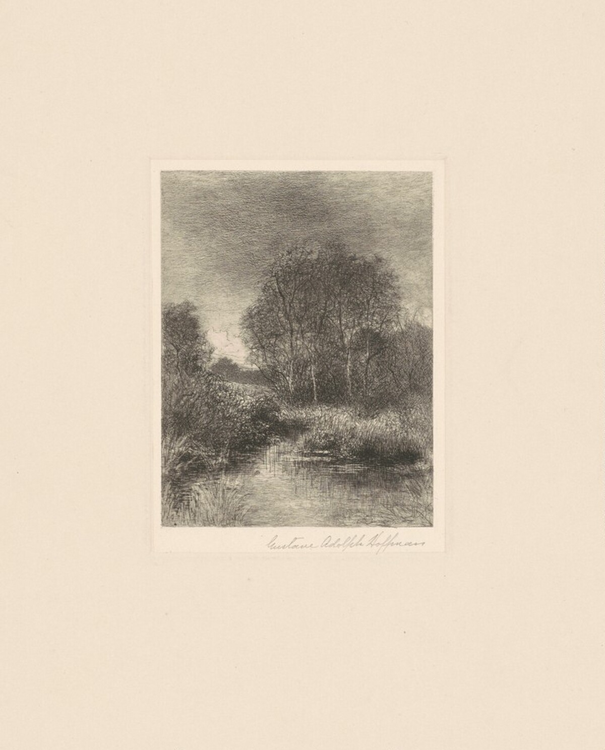 A Quiet Spot by Gustave A. Hoffman